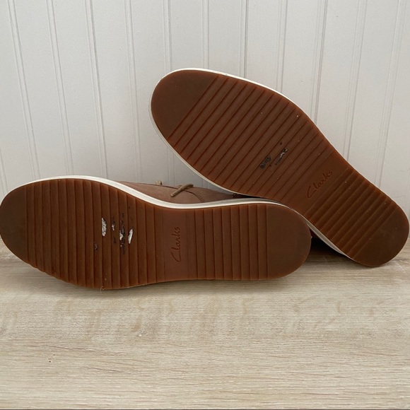 COMFORTABLE CLARKS OXFORD SHOES - Picture 11 of 12